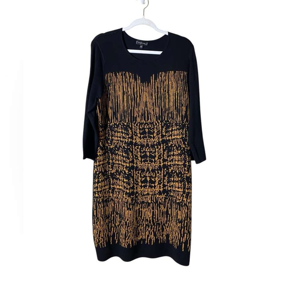 Vintage Spence Maxi Sweater Dress Size XL Quiet Luxury Art to Wear Conte…‎